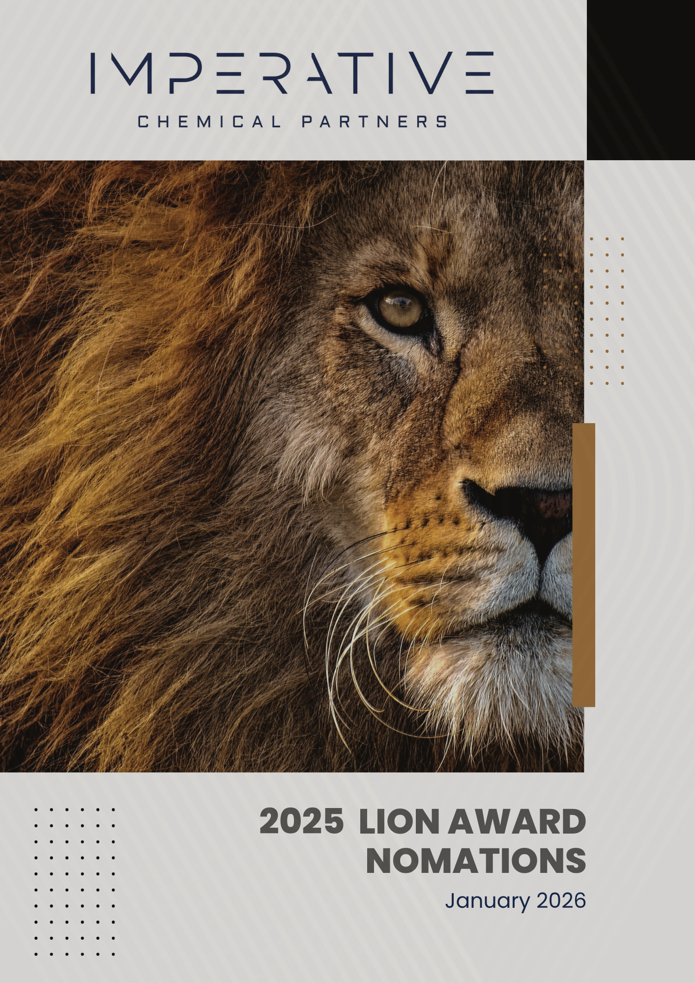 The nomination packet cover
